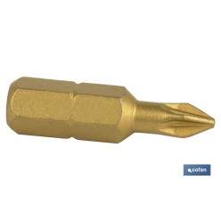 PUNTA TITANIO 1/4 25MM, PZ-1