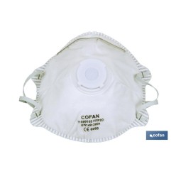 MASCARILLA PROTECCION C/VALVULA FFP2D