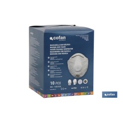 MASCARILLA PROTECCION C/VALVULA FFP2D