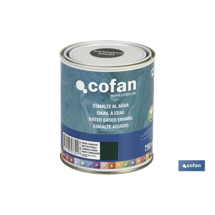 ESMALTE AL AGUA (750 ML) VERDE CARRUAJE BRILLO