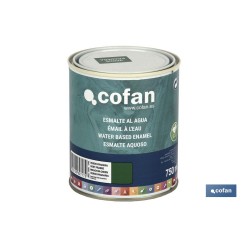 ESMALTE AL AGUA (750 ML) VERDE PRADERA BRILLO