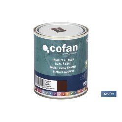 ESMALTE AL AGUA (750 ML) MARRÓN BRILLO