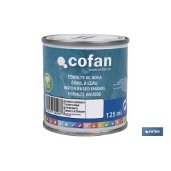 ESMALTE AL AGUA (125 ML) BLANCO SATINADO