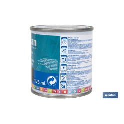 ESMALTE AL AGUA (125 ML) NEGRO SATINADO