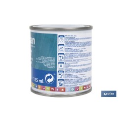 ESMALTE AL AGUA (125 ML) AZUL MEDITERRANEO BRILLO