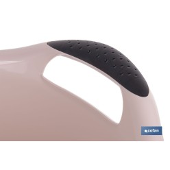 BARREÑO REDONDO  ASAS 15L BEIGE OSCURO  42X39.5X25cm