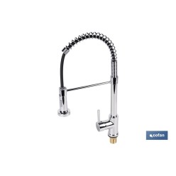 GRIFO DE COCINA MONOMANDO CON ROCIADOR