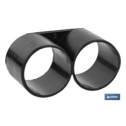 TAPON DOBLE ANILLO PE Ø16MM