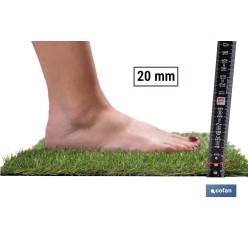 CÉSPED ARTIFICIAL 20 MM (1x4 M) 15.750 PUNTADAS/M2