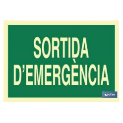 SEÑAL LUMINISCENTE 297X210MM.