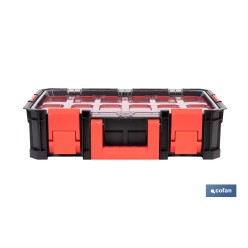CAJA DE HERRAMIENTAS MODULAR CON ORGANIZADORES