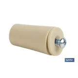 TOPE PERSIANA 40 MM MARFIL CON TORNILLO M-6