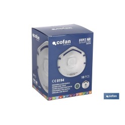 MASCARILLA PROTEC. C/VALVULA CE FFP2 NR