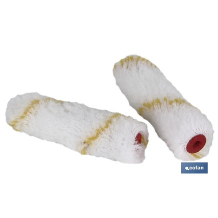 PACK 2 RECAMBIOS MINI RODILLO PAREDES LISAS 6CM