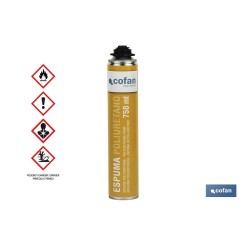 ESPUMA POLIURETANO A PISTOLA 750ML