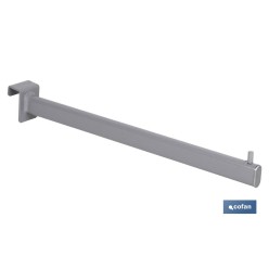 PERCHA RECTA OVALADA DE TUBO 400MM