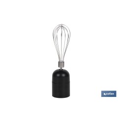 BATIDORA DE MANO ELÉCTRICA CON ACCESORIO BATIDOR Y VASO MEZCLADOR  800W