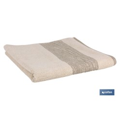 JUEGO DE 3 TOALLAS NATURE 600 G/M2  GAMA ALMA 30X50  50X100  70X140 CM