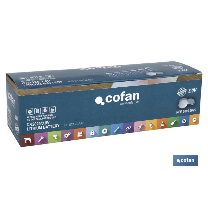 PILA BOTÓN CR2025/3,0V
