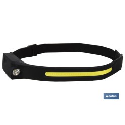 LINTERNA DUAL DE CABEZA CON SENSOR DE ACTIVACIÓN 350 LM