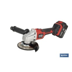 AMOLADORA A BATERÍA Li-ion 20 V 10.000 RPM - 115/125 MM