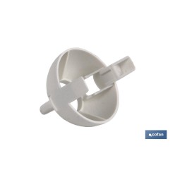 PORTALÁMPARAS PARA OBRA E-27 4A250V RESINA TERMOESTABLE BLANCO