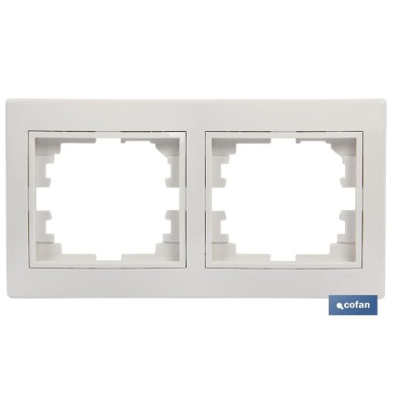 MARCO 2 ELEMENTOS HORIZONTAL BLANCO