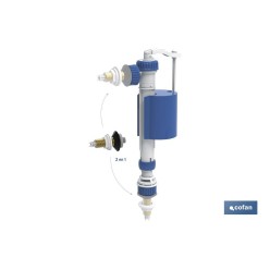 GRIFO DE ALIMENTACIÓN WC 2 EN 1 LATERAL E INFERIOR MODELO ARAUCA