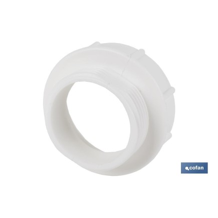 ADAPTADOR CONVERTIDOR 1 1/4 MACHO - 1 1/2 HEMBRA PARA TUBO FLEXIBLE