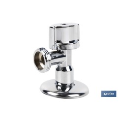 VÁLVULA DE ESCUADRA 1/2 x 3/4 VOLANTE GRANDE