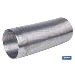 TUBO FLEXIBLE SEMIRRÍGIDO ALUMINIO Ø150 MM X 1,5 M