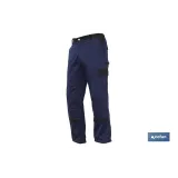 PANTALON TRAB. FLEX. JANO SLIM FIT MARINO/NEGRO T-60
