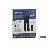 PANTALON TRAB. FLEX. JANO SLIM FIT MARINO/NEGRO T-60