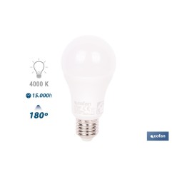 BOMBILLA CLASSIC CON SENSOR 9 W E27 806 LM 4000 K