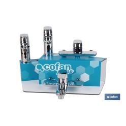 KIT DE GRIFERÍA + EXPOSITOR MODELO RIFT