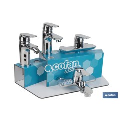 KIT DE GRIFERÍA + EXPOSITOR MODELO RIFT