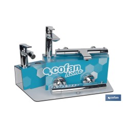 KIT DE GRIFERÍA + EXPOSITOR MODELO MATHESON