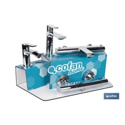 KIT DE GRIFERÍA + EXPOSITOR MODELO MATHESON