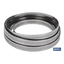 ABRAZADERA CONTINUA INOX PARA CORTAR EN 30 MTS (9 MM)