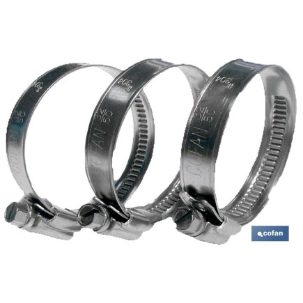 ABRAZADERA INOX A-2 BANDA 12mm 20-32 Venta unitaria