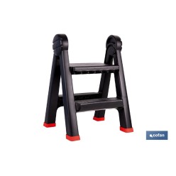 TABURETE ESCALERA 2 PELDAÑOS 470 X 435 X 630 MM