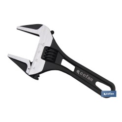 LLAVE AJUSTABLE GRAN APERTURA 8 CORTA