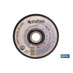 DISCO CORTE - 125X1,6X22,23 METAL STAND.