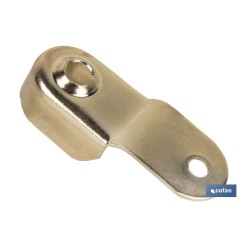 SOPORTE BARRA ARMARIO LATÓN