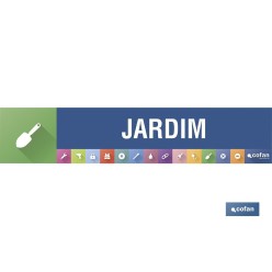 SEÑALETICA IMANTADA PORTUGUES PARA EXPOSITOR 975 x 200 mm - JARDIM