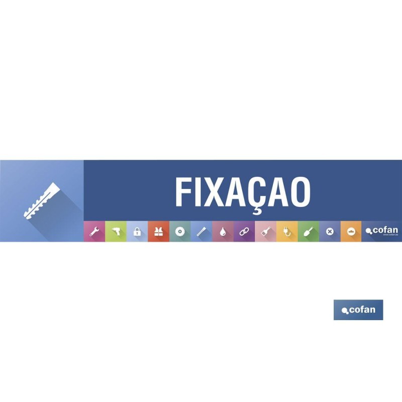 SEÑALETICA IMANTADA PORTUGUES PARA EXPOSITOR 975 x 200 mm - FIXAÇAO