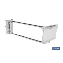 GANCHO CON PLACA DE ANCLAJE CON ETIQUETERO 200 MM