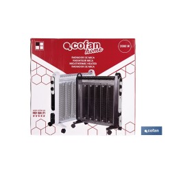 RADIADOR DE MICA BLANCO MODELO ASTANA 2000W