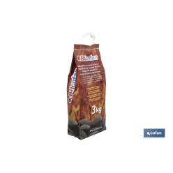 BOLSA BRIQUETAS CARBON VEGETAL 3 KGS