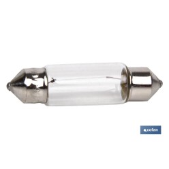 LÁMPARA PLAFONIER C5W (11X38mm) 12V venta unitaria